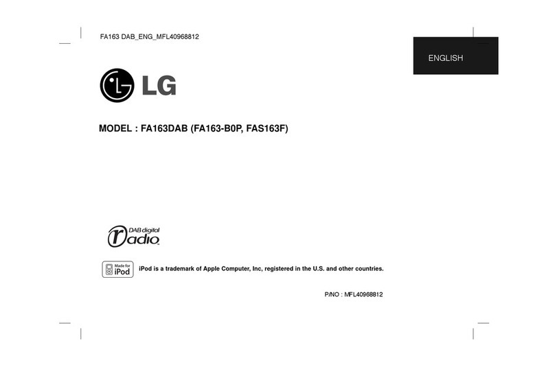 LG FA163DAB User manual