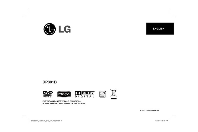 LG DP381B manual