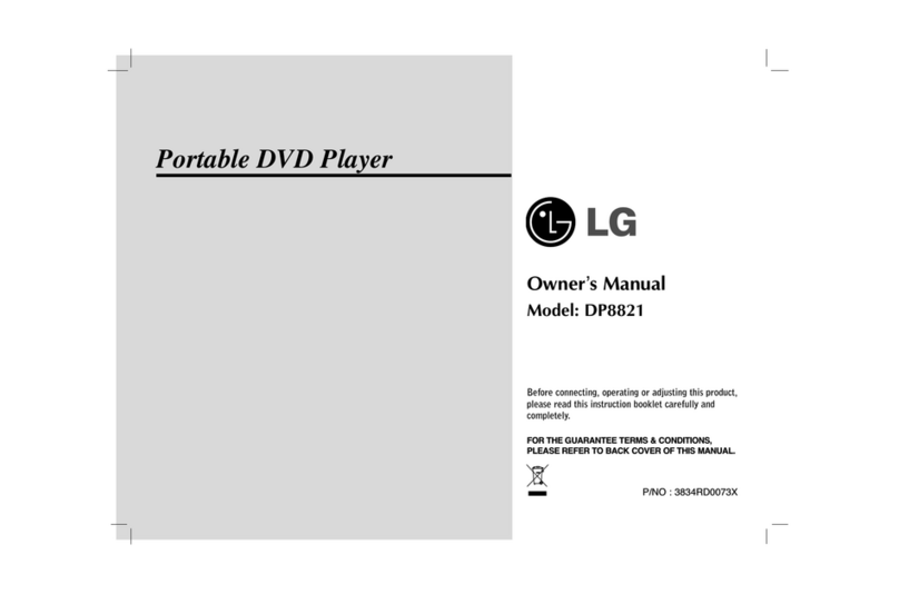 LG DP8821 owner's manual