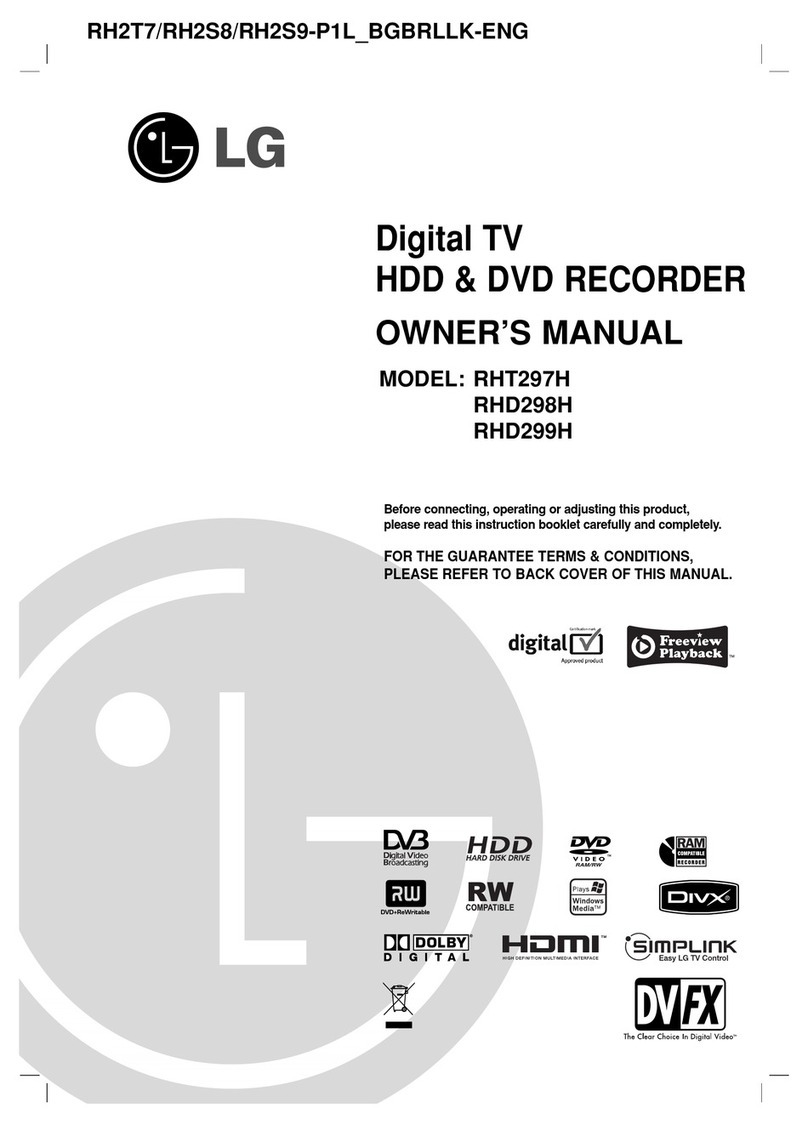 LG RHT297H owner's manual