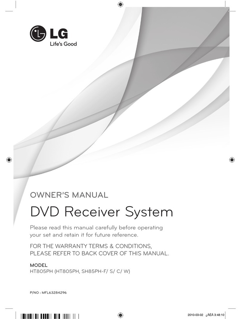 LG HT805PH User manual