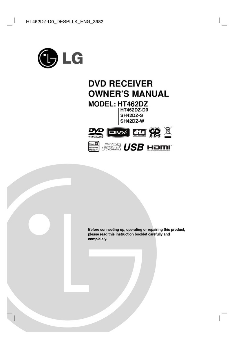 LG HT462DZ User manual