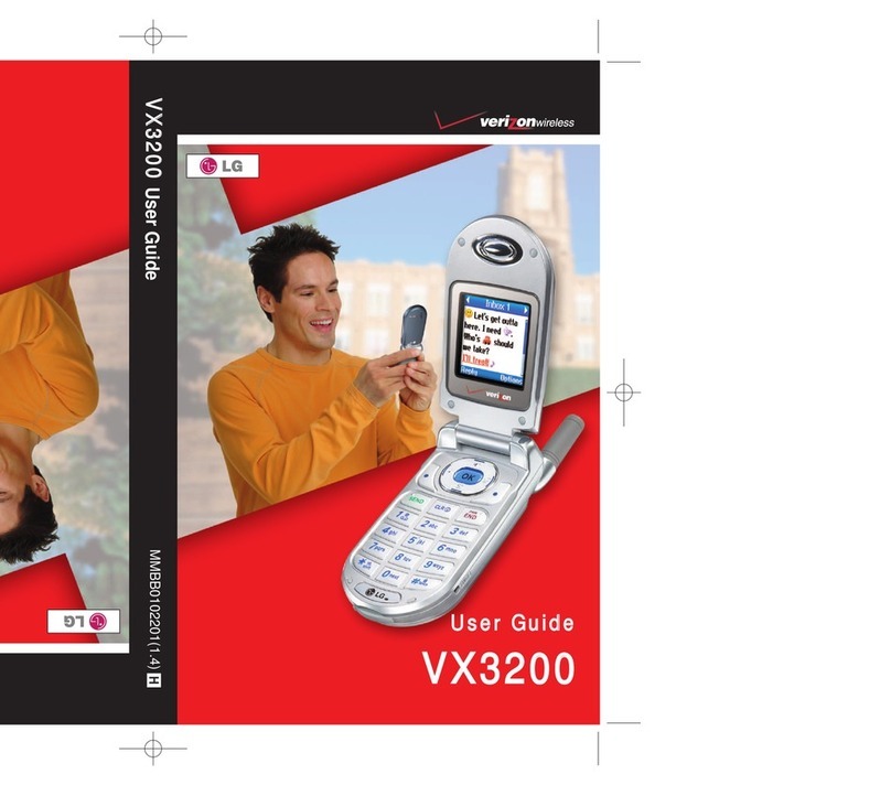 LG LGVX3200 User manual