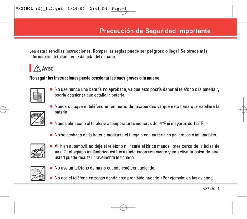 LG LGVX3450L User guide