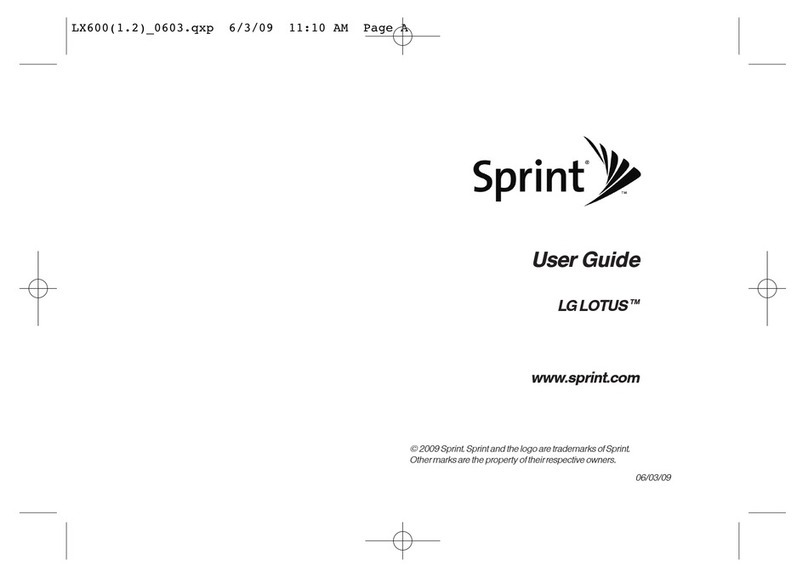 LG LGLX600 User manual