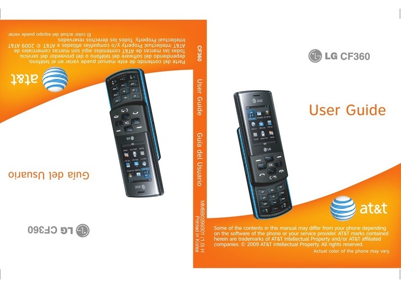 LG CF360 User manual