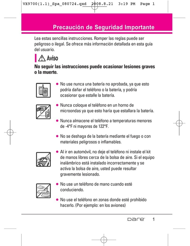 LG LGVX9700 User guide