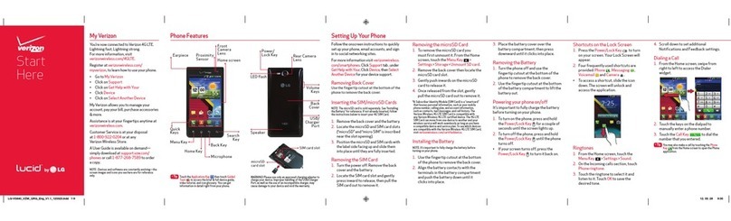 LG VS840 User manual