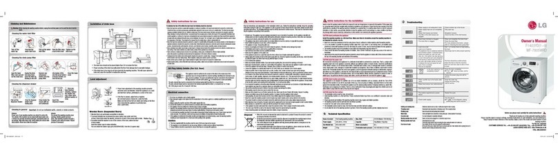 LG F1403YD owner's manual