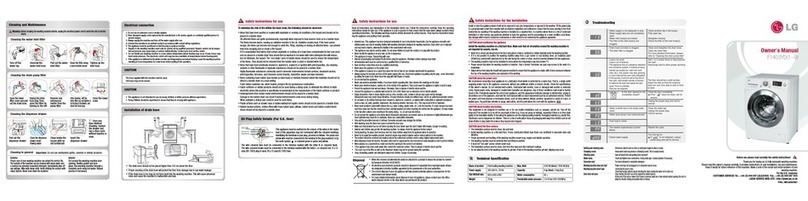 LG F1403YD5 User manual