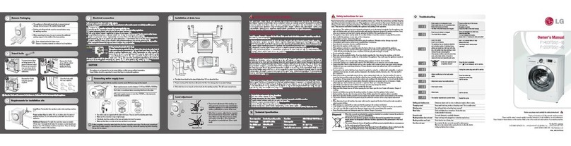 LG F1403TDS User manual