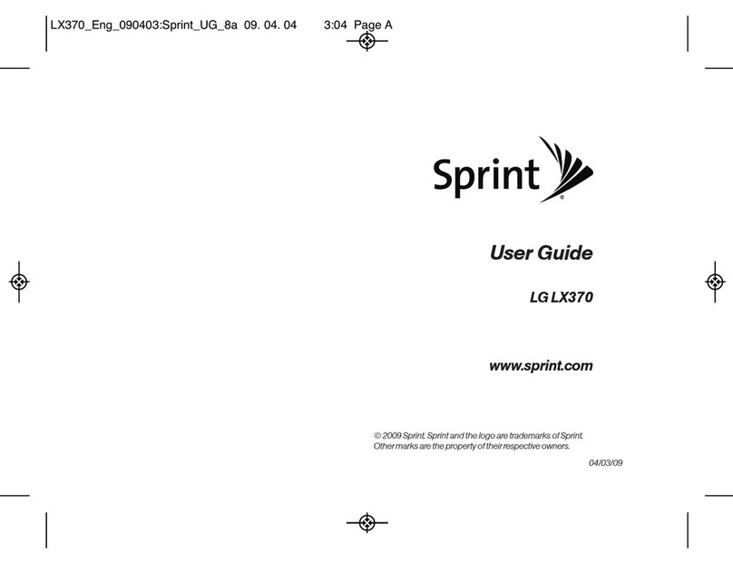 LG LGLX370 User manual