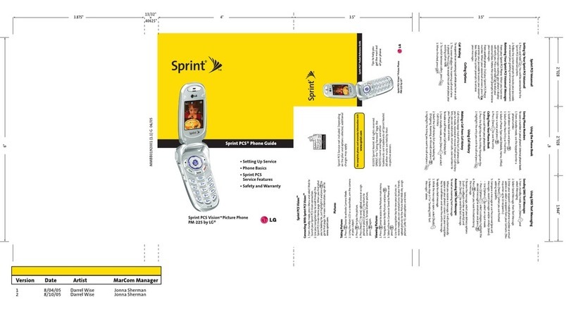 LG SPRINT PM-255 User manual