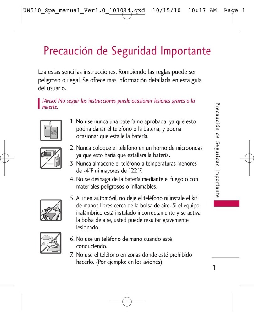 LG Banter Touch UN510 User manual