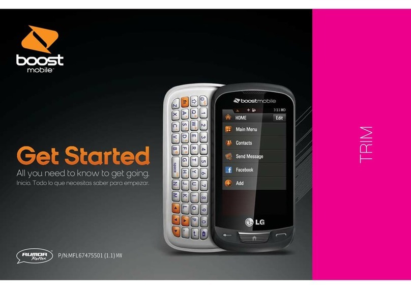 LG LG272 Quick reference guide