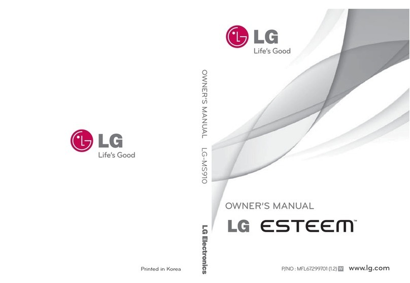 LG Esteem MS910 owner's manual