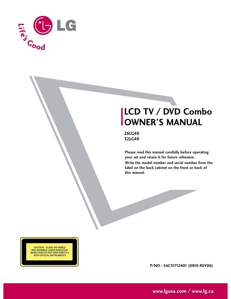 LG 26LG40 Series owner's manual