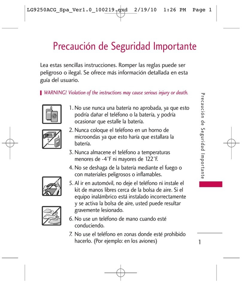 LG Ellipse LG9250 Quick start guide