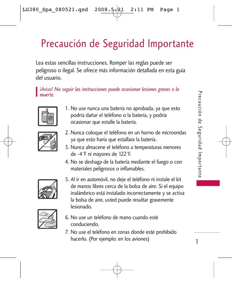 LG LG380 User guide