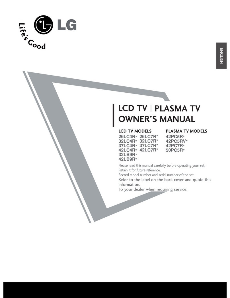 LG 42LB9R User manual