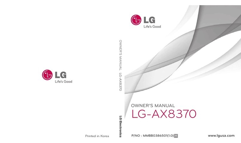 LG LGAX8370 User manual