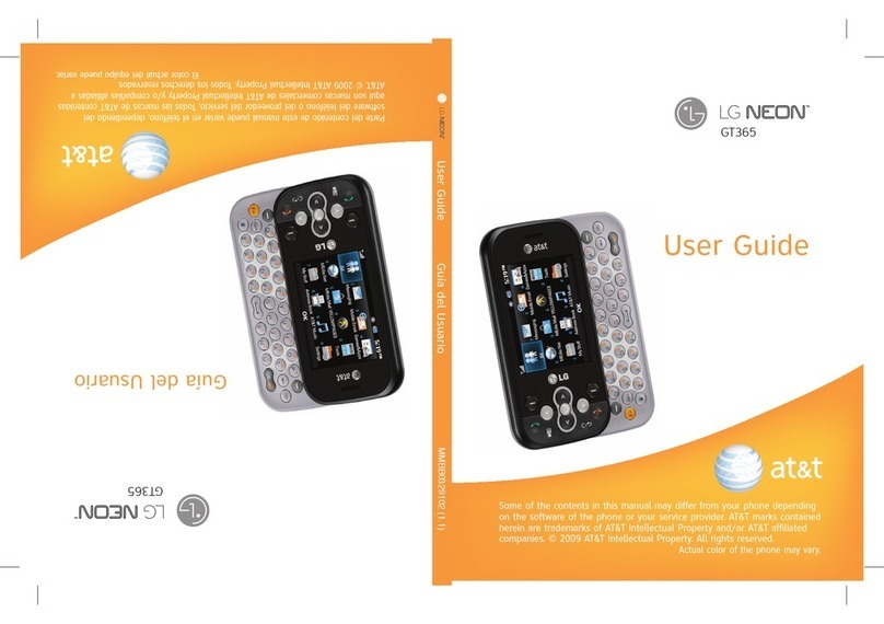 LG GT365 User manual