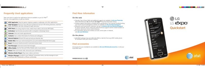 LG GW820 quick start guide