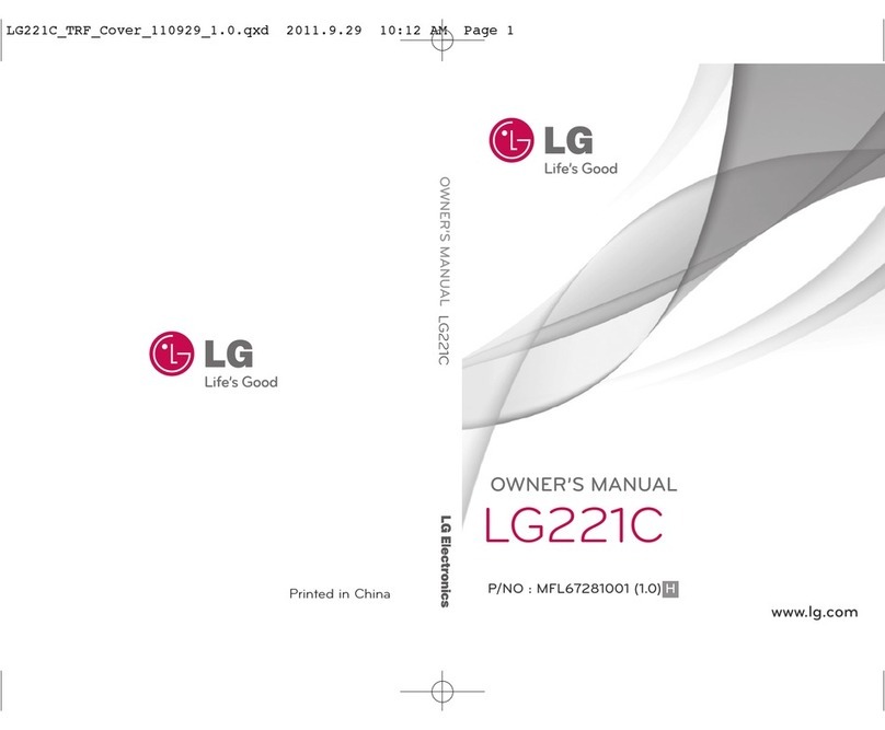 LG LG221C owner's manual