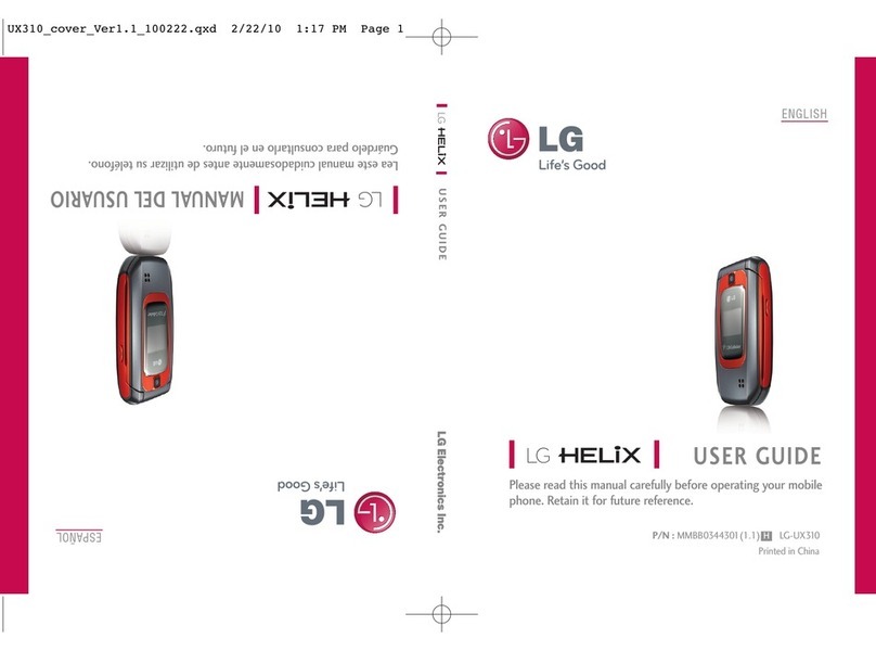 LG LG-UX310 User manual