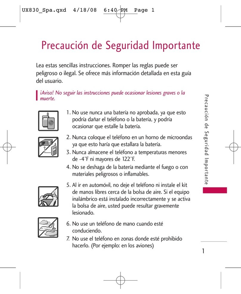 LG LGUX830 User manual