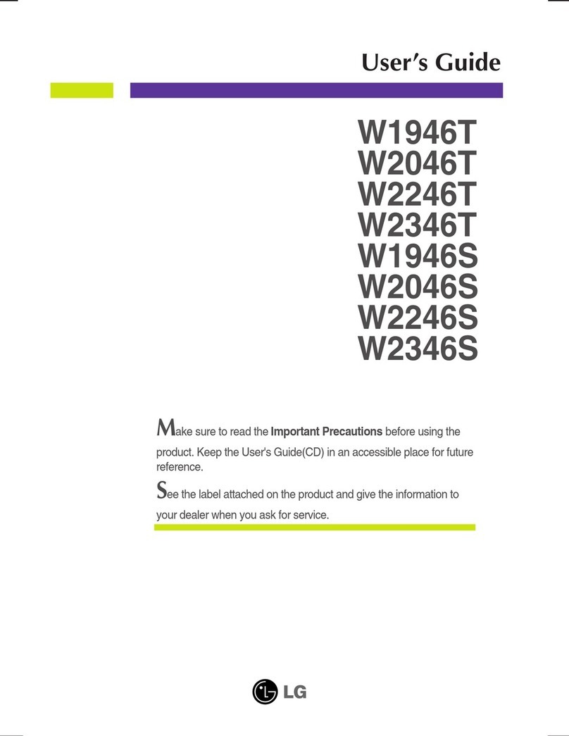 LG W2346T-BF User manual