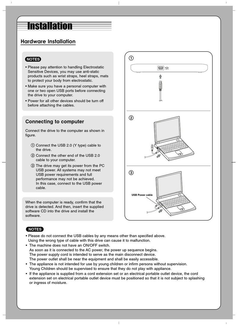LG GP08NU40 User manual