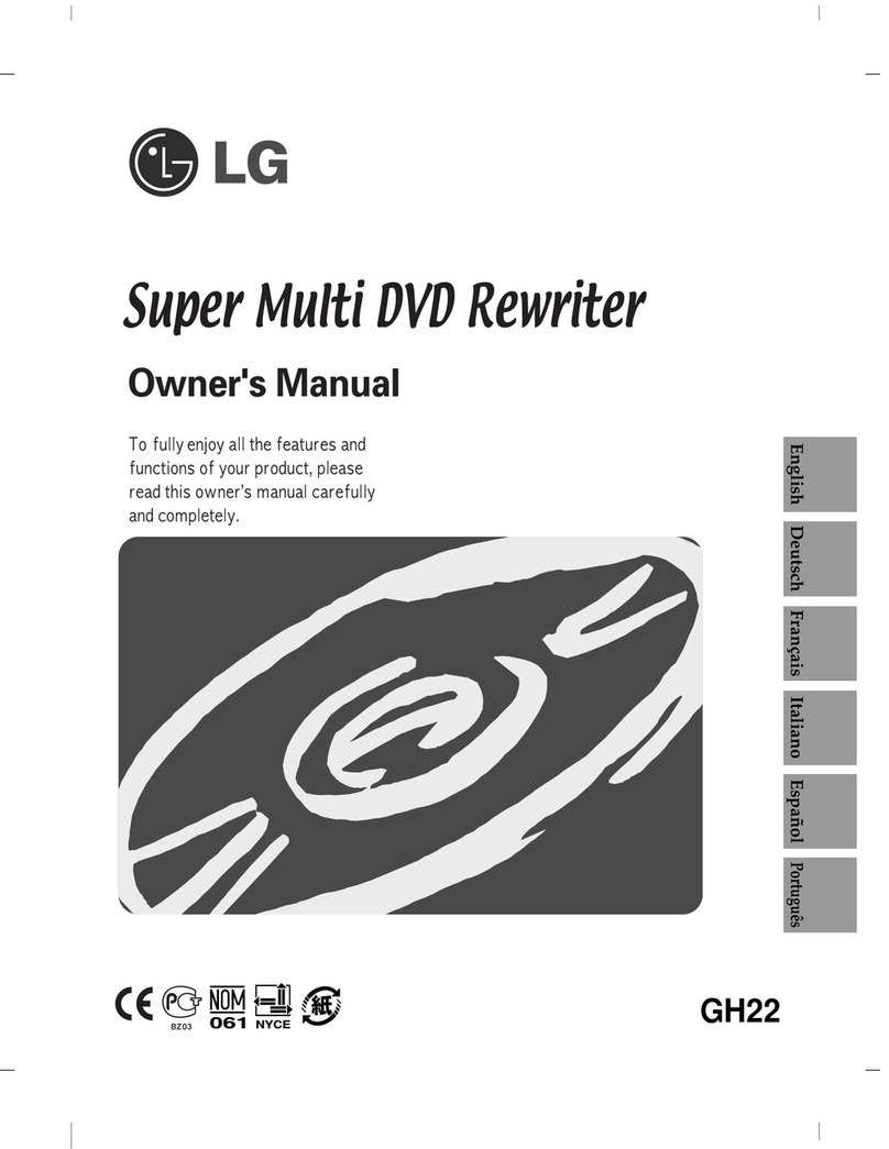 LG GH22NP21 User manual