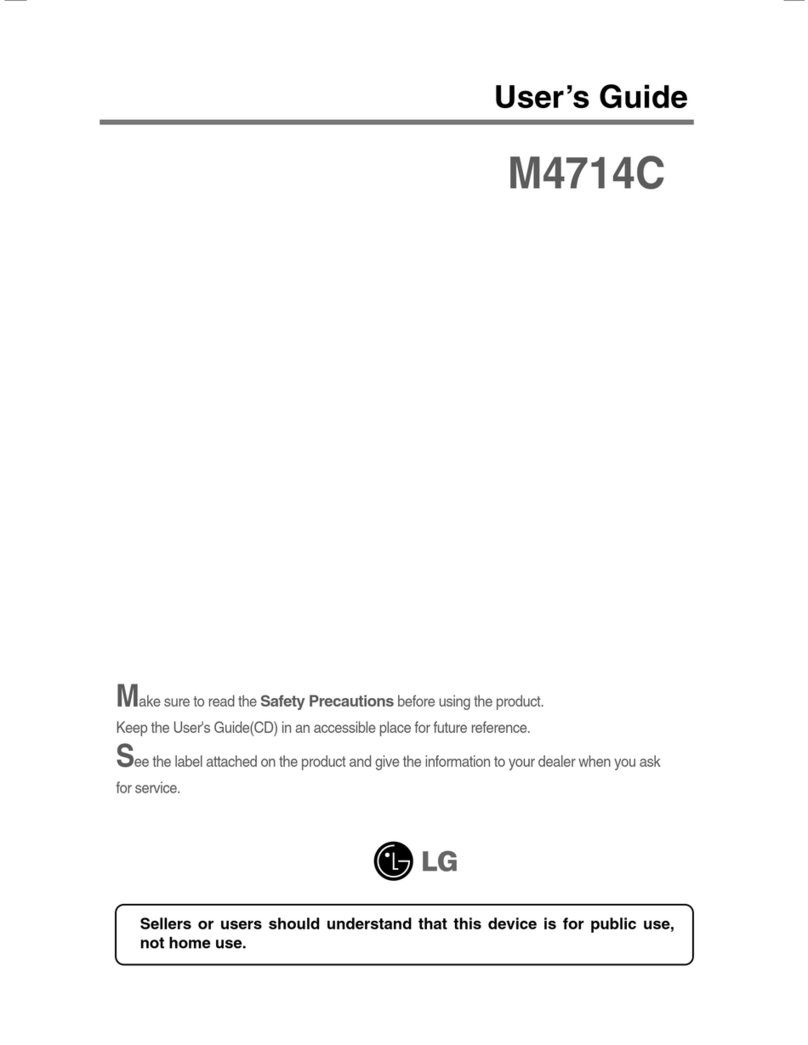 LG M4714C-BA -  - 47" LCD Flat Panel Display User manual