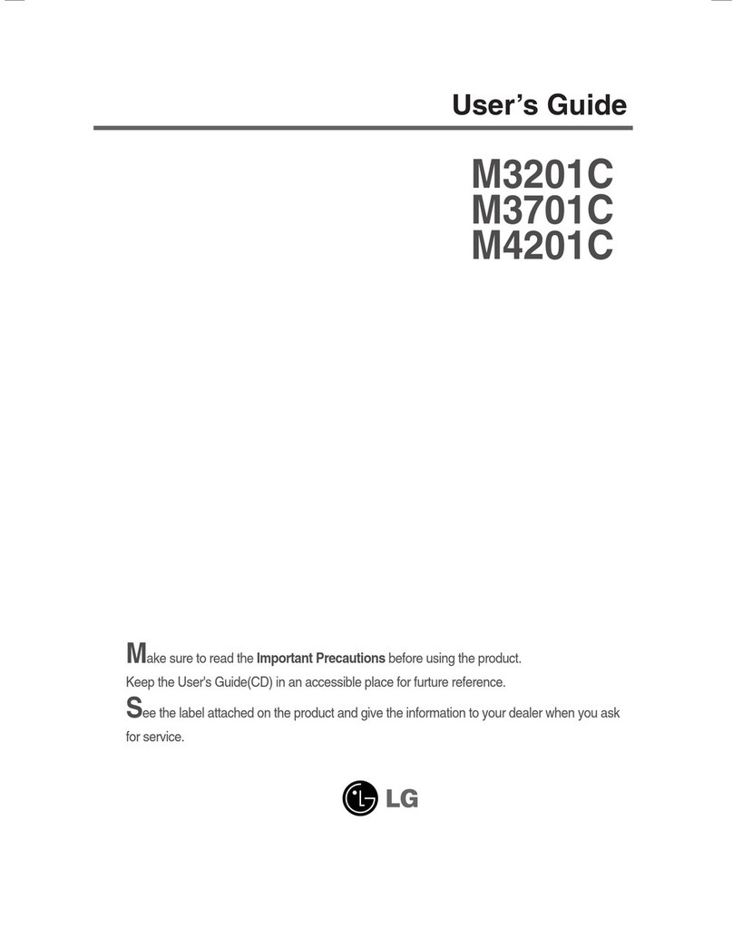LG FLATRON M3201C User manual