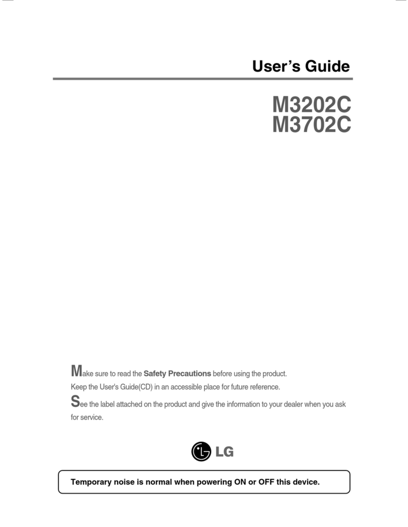 LG M3702C-BA User manual