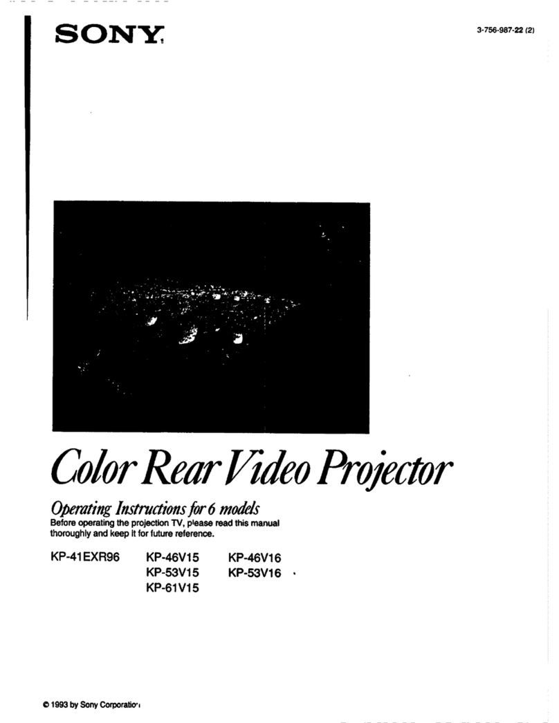 Sony KP-53V15 Primary User manual