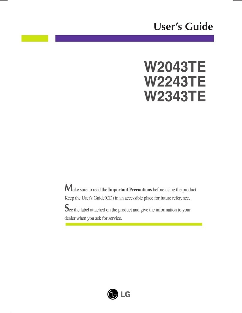 LG W2243TE User manual