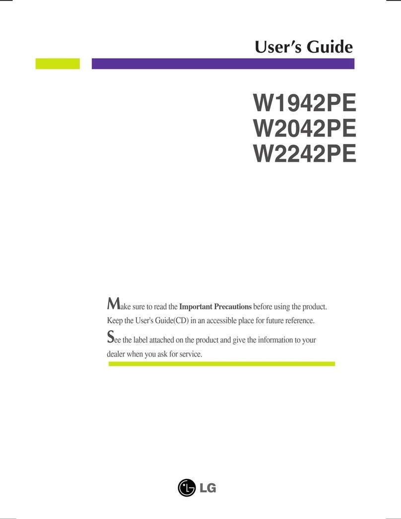 LG W2242PE-BS User manual