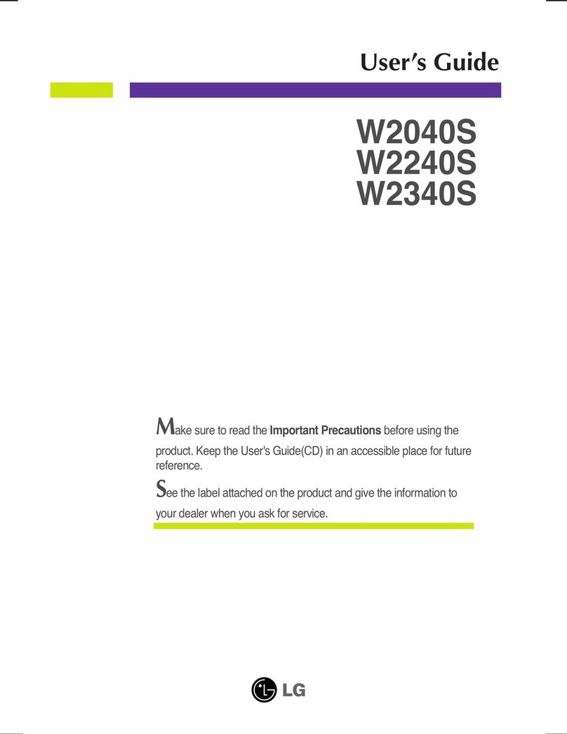 LG W2040S-PN User manual