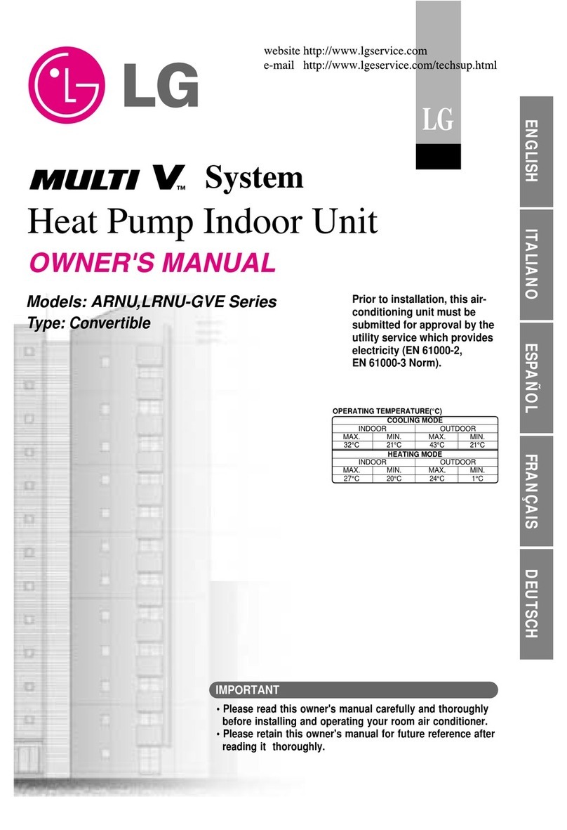LG ARNU09GVEA1 User manual