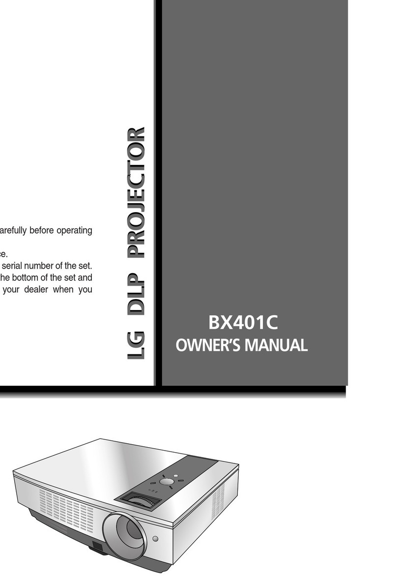 LG BX401C owner's manual