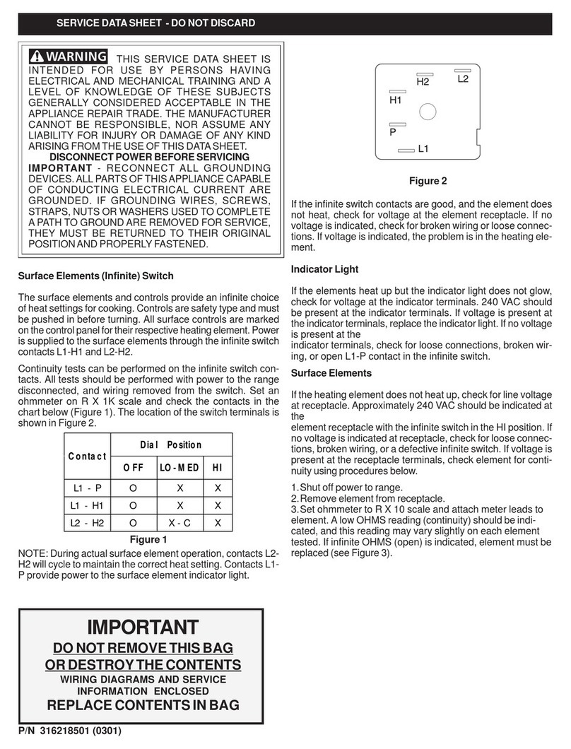 Frigidaire FEF314BWA User guide