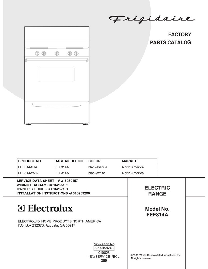 Frigidaire FEF314A User manual
