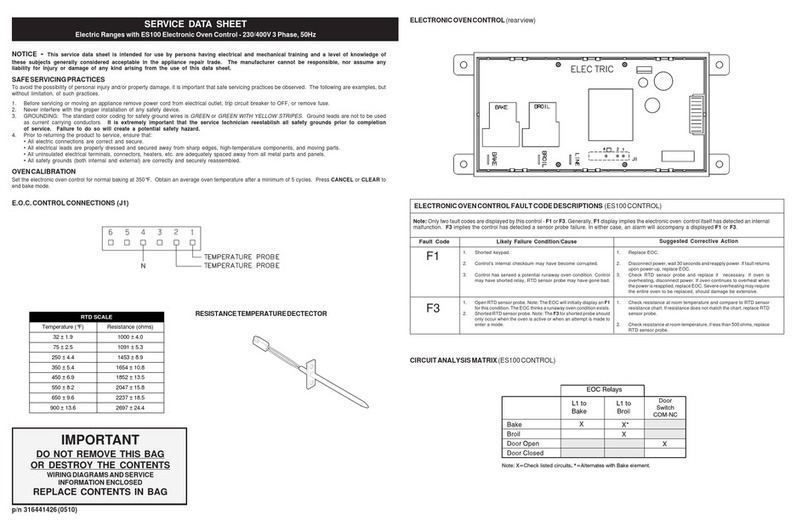 Frigidaire FEF303CWE User guide Frigidaire FEF303CWE User guide