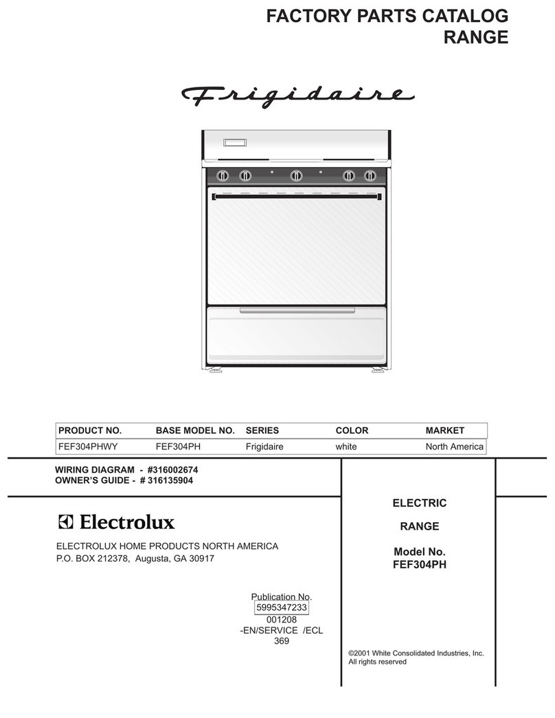 Frigidaire FEF304PH User manual