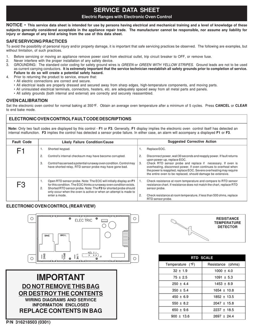Frigidaire FEF326AWE User guide