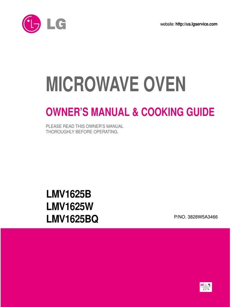 LG LMV1625B Use and care manual