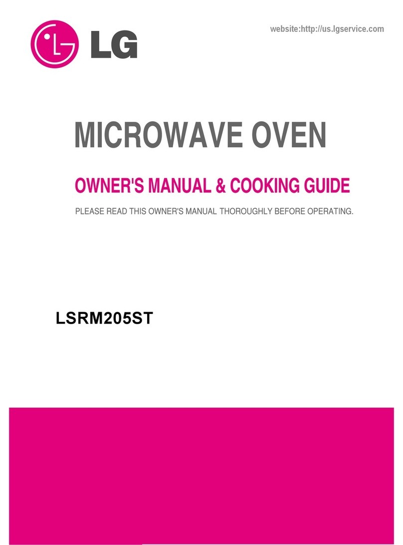 LG LSRM205ST Use and care manual