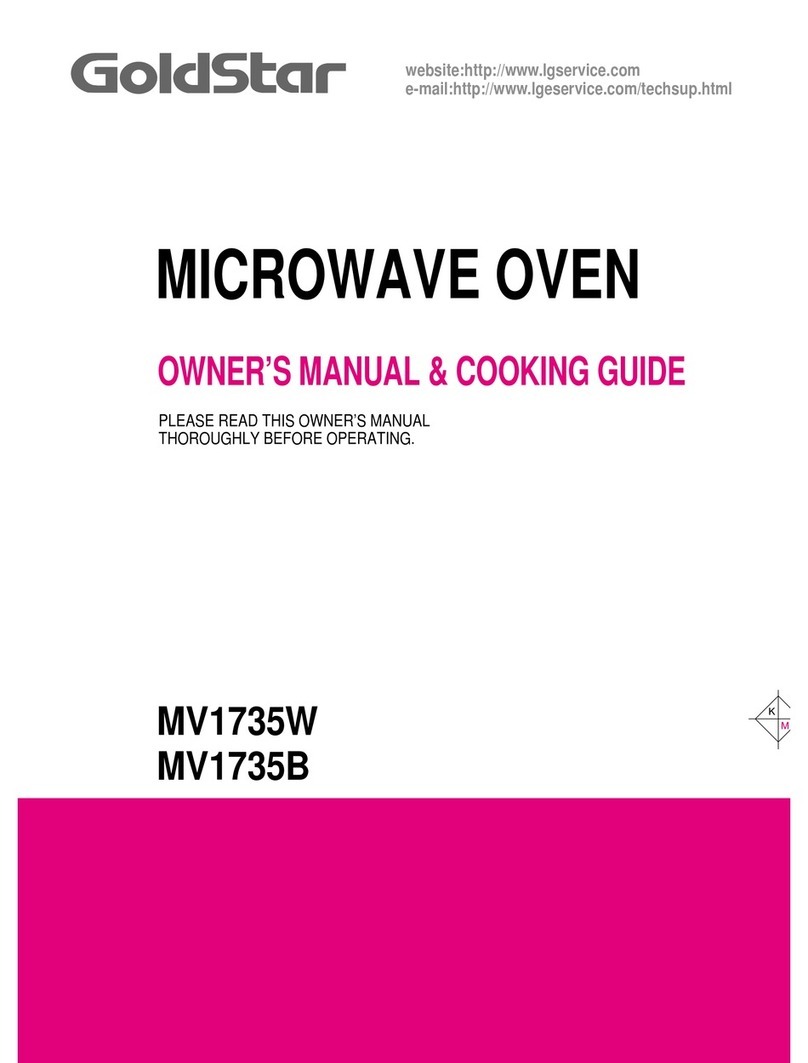 LG MV1735B Use and care manual